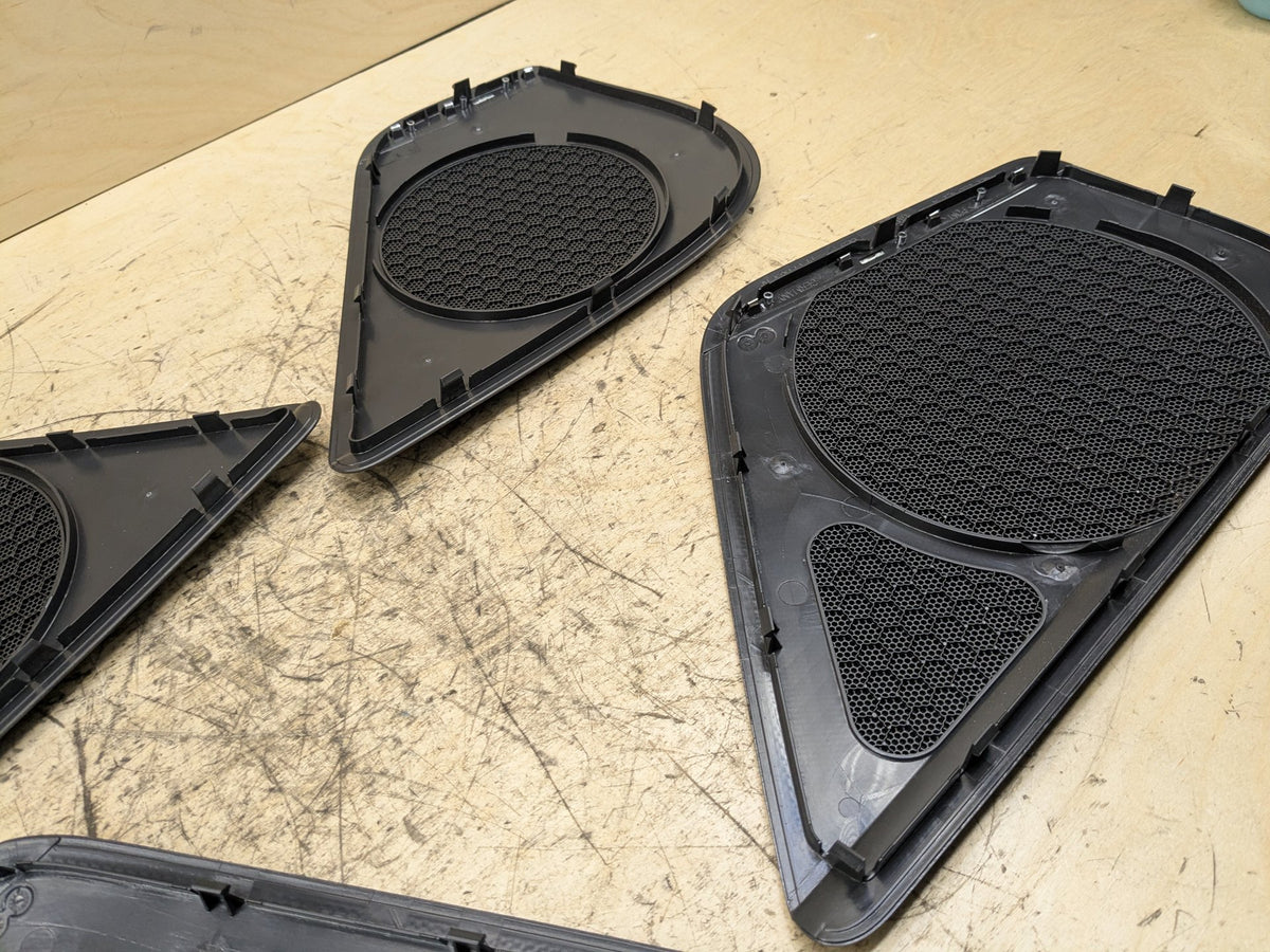 12-18 OEM Audi A6 C7 Front Rear Left Right Door Speaker Grille Cover SET