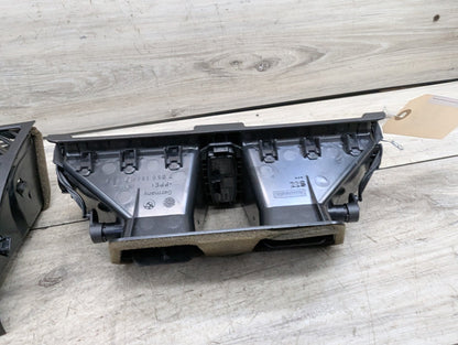 08-13 BMW 128i E82 Dashboard Dash Board Left Right Center Air Vent SET 7059188