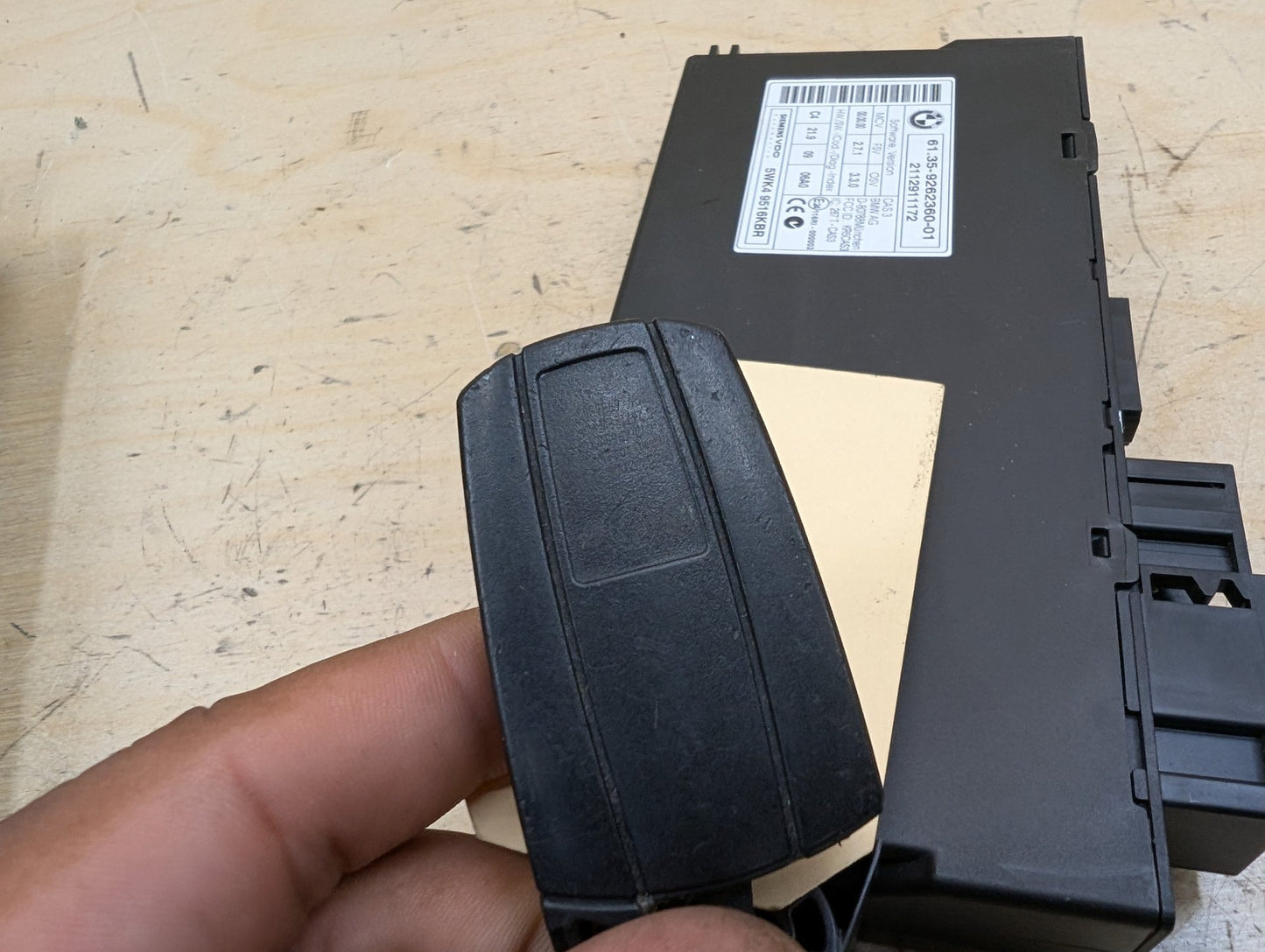 OEM BMW E82 E90 E92 E93 DME ECU CAS3 Engine N52 Control Computer Key MSV80 SET
