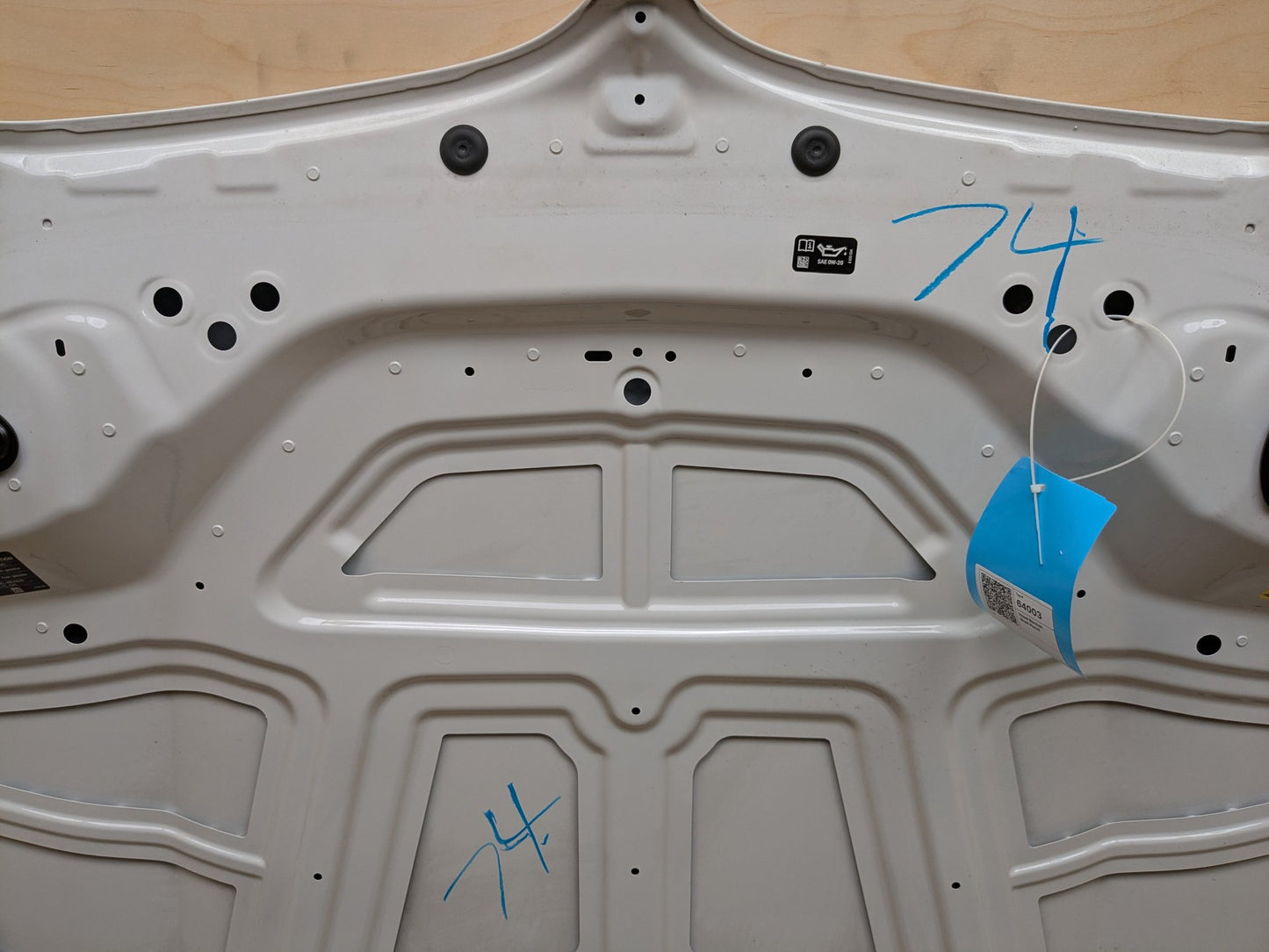 2018-2024 BMW X3 G01 Hood Bonnet Shell Panel White 300