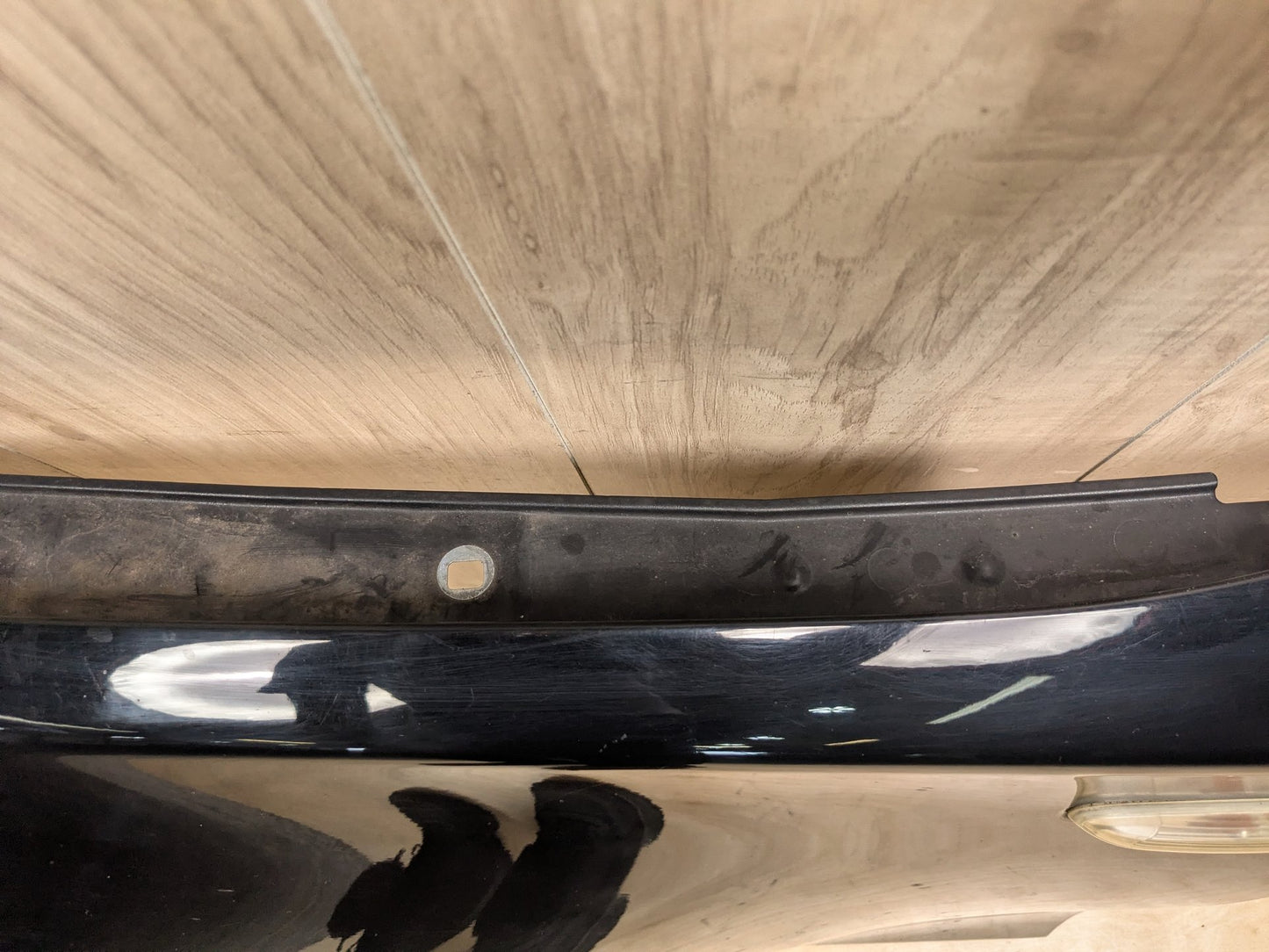 08-13 BMW E82 E88 128i 135i Left Driver Fender Panel Black SCHWARZ II 668