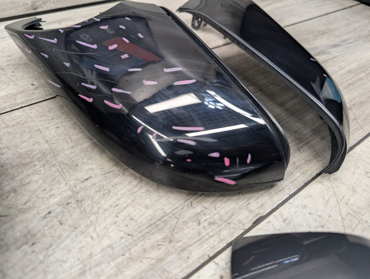 2014-2019 BMW 340 F34 Front Left Right Side Mirror Cap Covers SET 7459387 OEM