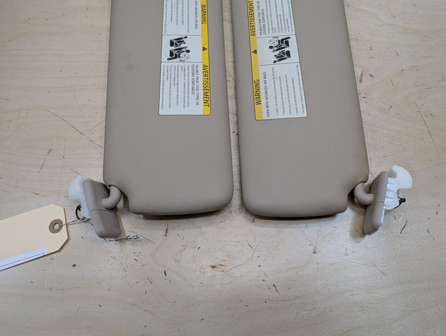 2012-2018 BMW 328i F30 Front Left Right Sun Visor SET 7322229