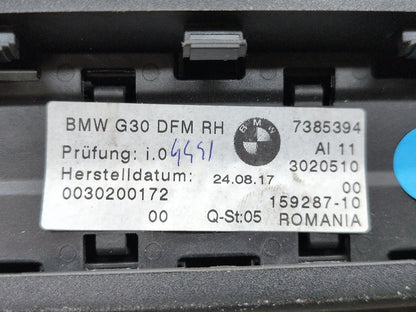 OEM BMW F90 G30 540 M550 M5 Rear Right Passenger Quarter Window Roller Sun Shade