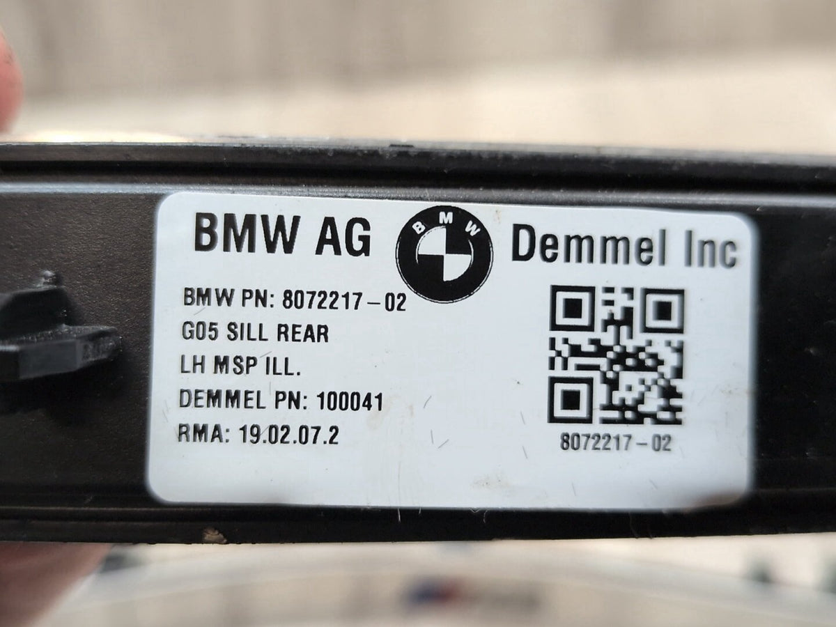 2019-2026 BMW X5 G05 Front Rear Left Right Scuff Plate Door Sill SET 8069271 OEM