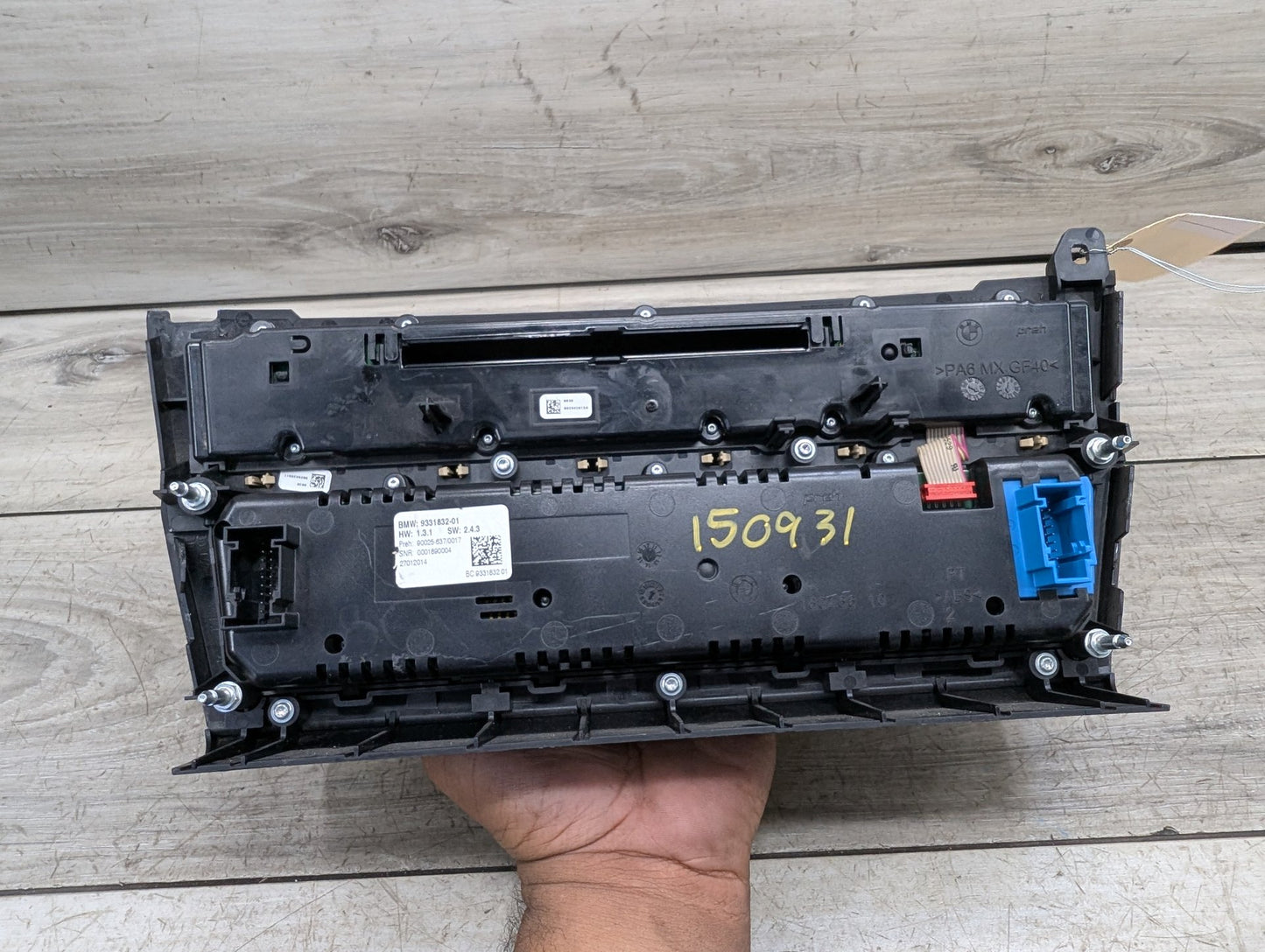 *11-16 OEM BMW F10 535 M5 AC Switch Heater Control Panel Radio Media Buttons