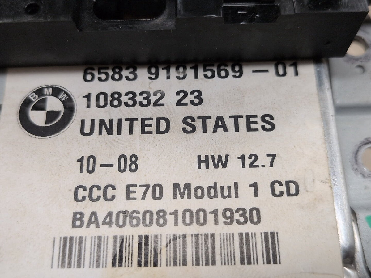 07-10 OEM BMW E70 E71 X5 X6 CCC NAV GPS Navigation Radio Head Unit CD