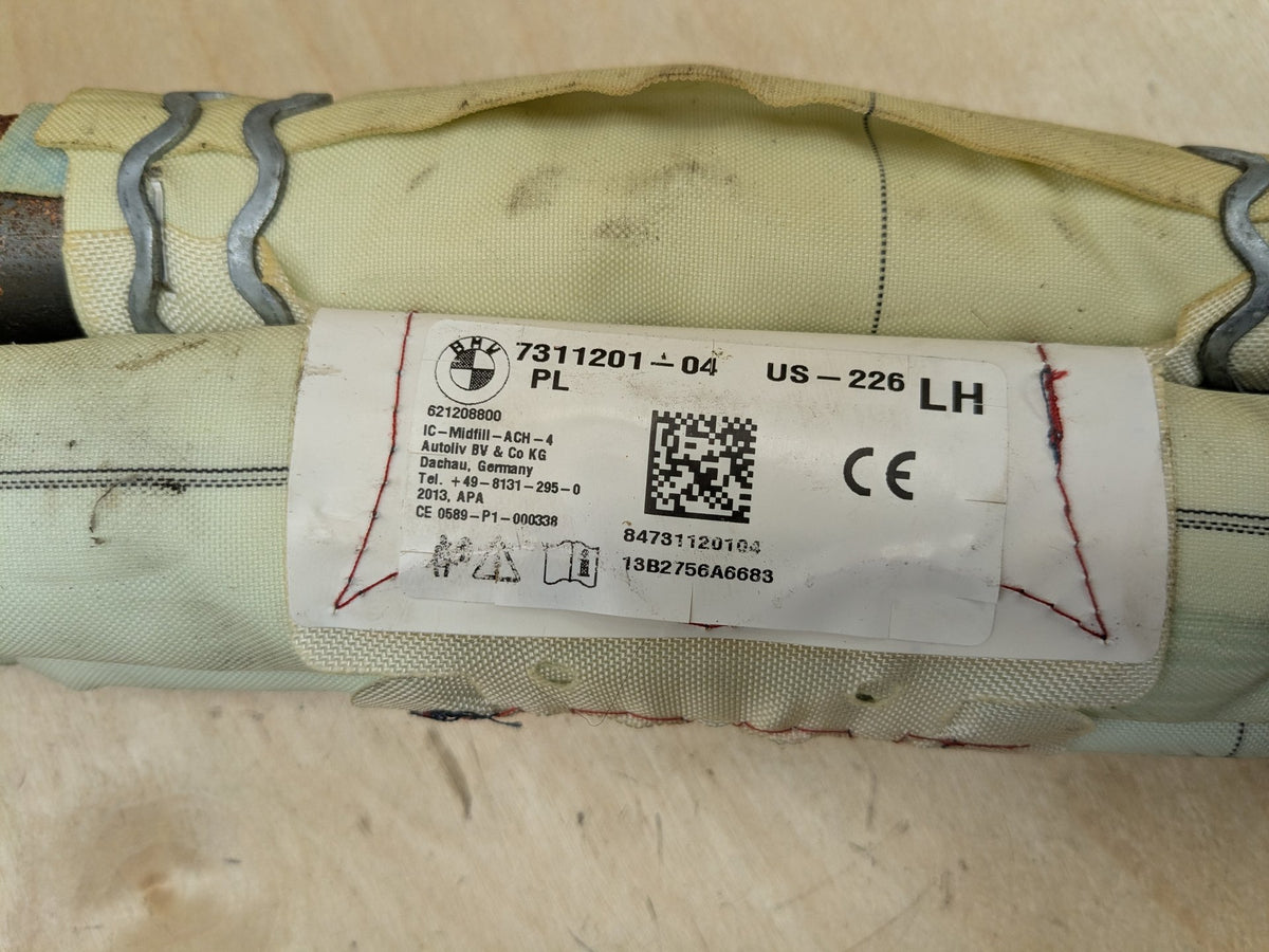 OEM BMW F30 F36 F80 M3 328 335 435 Left Driver Roof Head Curtain Air Bag Airbag