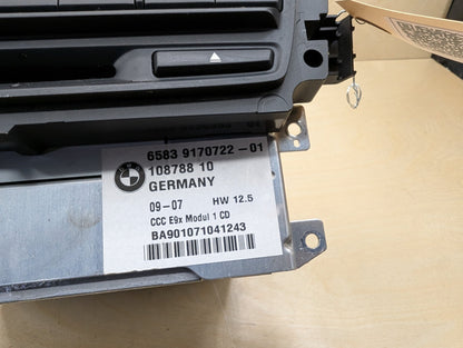 06-08 OEM BMW E90 E92 E93 335 M3 CCC Navigation Headunit CD DVD FM Radio Tuner