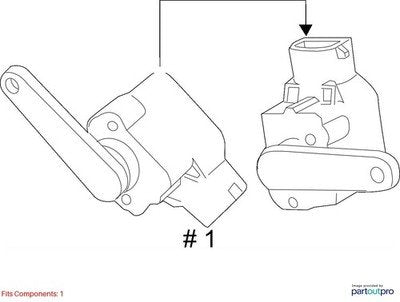OEM BMW F10 F30 F80 G01 G05 G12 G30 G80 Left Right Headlight Height Level Sensor