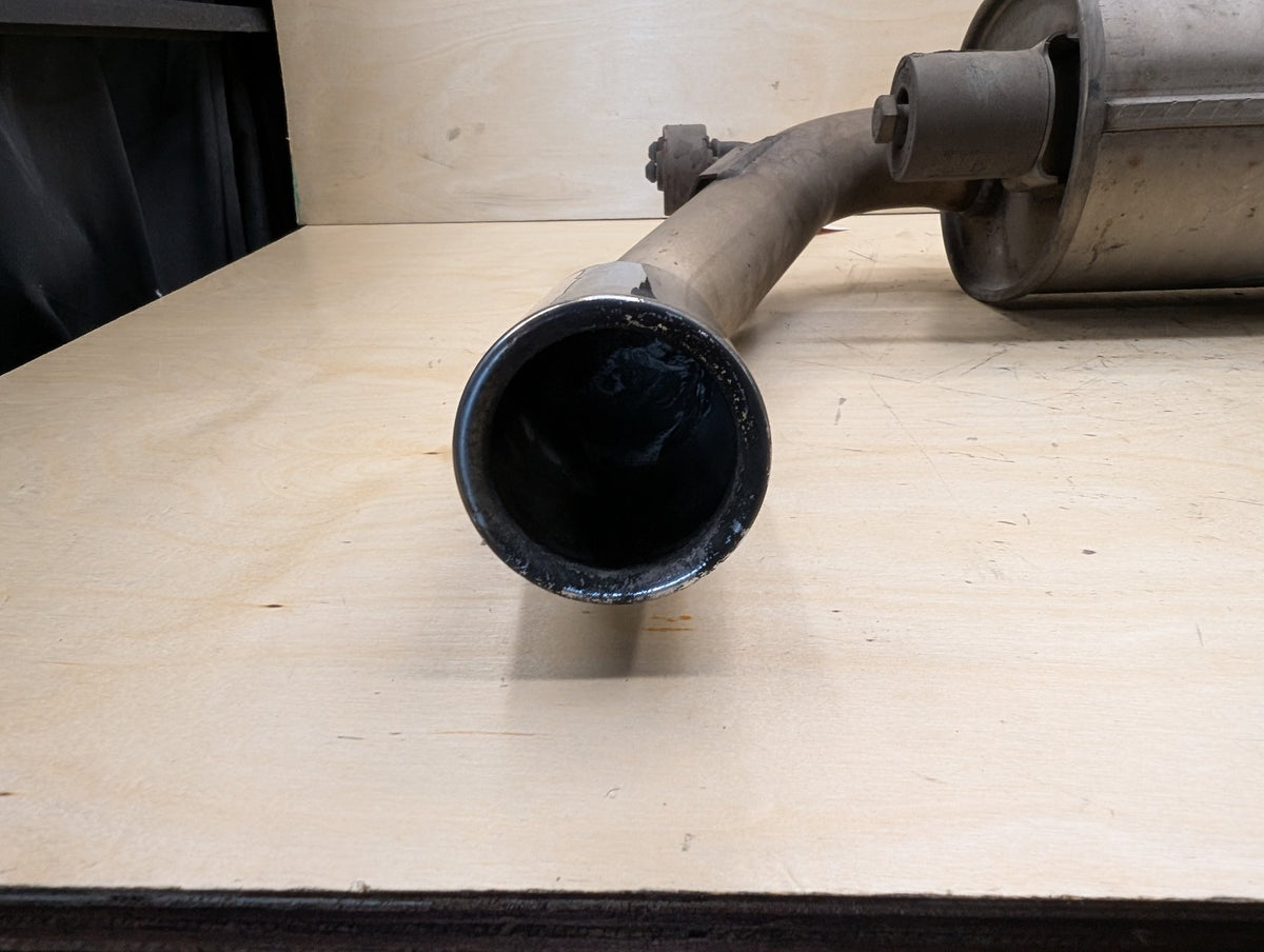 14-17 BMW F30 328d Diesel Rear End Exhaust Muffler W Tip Unit 8512641 OEM