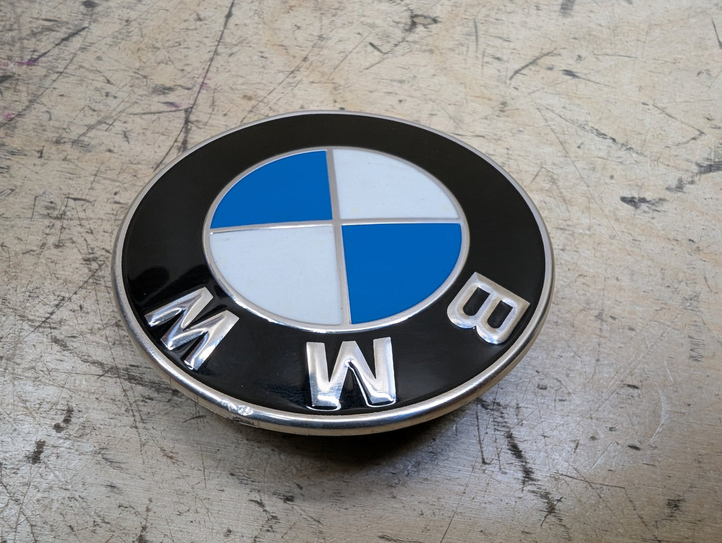 Genuine OEM BMW F39 F90 G20 G30 G80 M3 Bumper Hood Trunk Rear Round Emblem 74mm