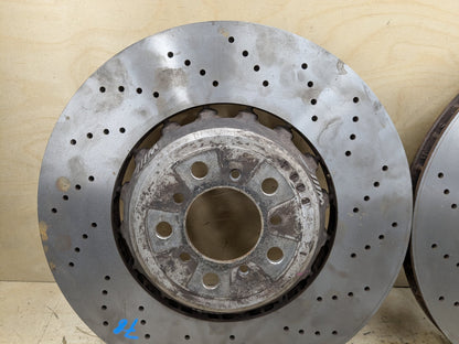 12-19 BMW F06 F10 F12 F13 M5 M6 Front Ventilated Brake Rotor Pair SET