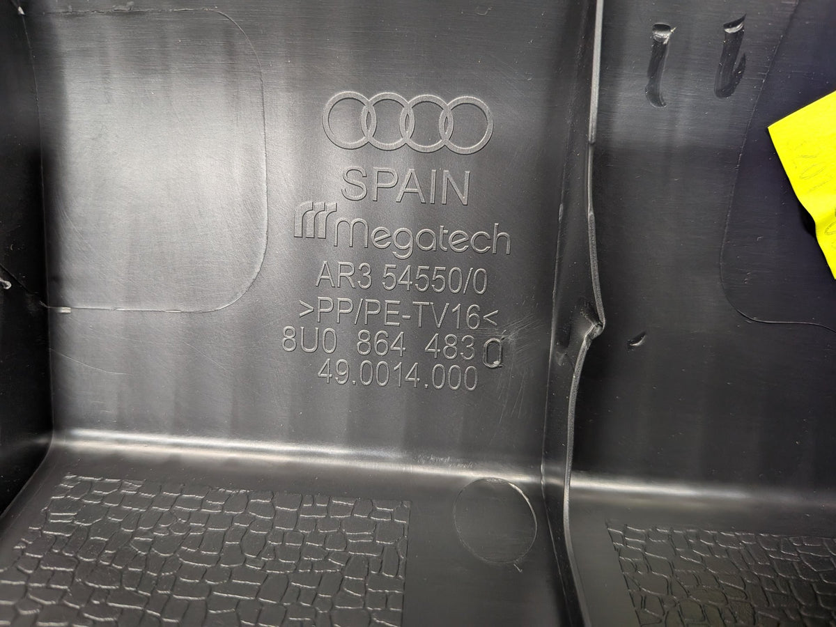 2015-2018 Audi Q3 8U Rear Trunk Cargo Scuff Loading Trim Cover Plate 8U0864483Q