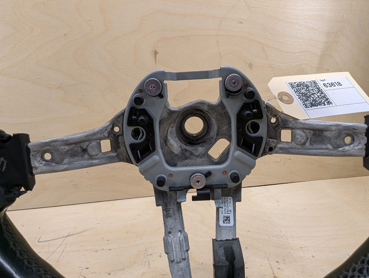 2012-2018 BMW 320i F30 Steering Wheel Bare 7661364