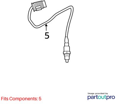 OEM BMW X3 G01 X4 G02 G30 G20 Cat Catalytic Lambda Monitor Oxygen O2 Sensor B48