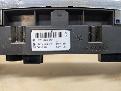2009-2011 Mercedes-Benz SLK-Class R171 Hazard Warning Switch A1718209310 OEM