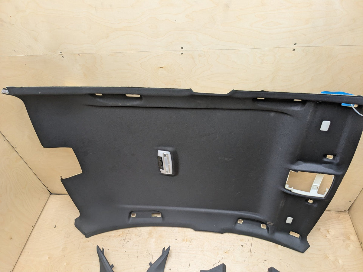 2012-2018 BMW 320i 335 340 330 F30 Headliner BLACK SET OEM *No Sunroof