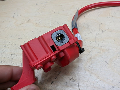 OEM BMW E84 E82 E88 E90 E92 335 M3 Battery Plus Pole Terminal Positive Red Cable