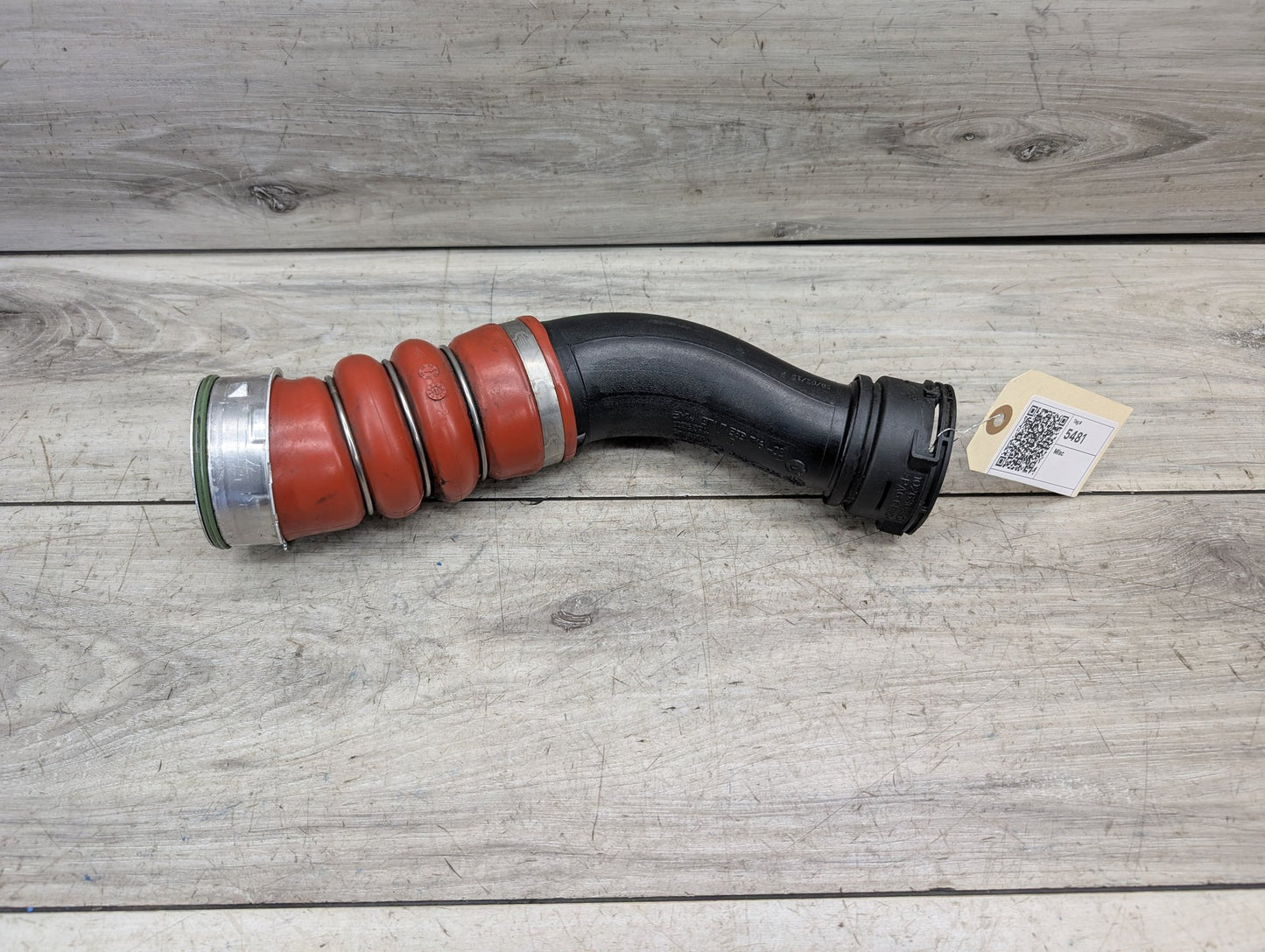 BMW E70 X5 N55B30A Engine Right Passenger Motor Turbo Charger Tube Pipe 7583716