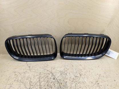 2007-2013 BMW 328i E92 Upper Bumper Cover Kidney Grilles SET 7254969 OEM