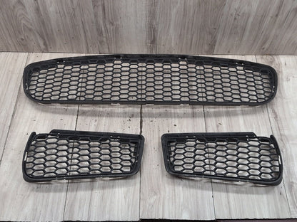 2012-2018 BMW M6 F06 Front Left Right Center Bumper Cover Grilles SET 8050494