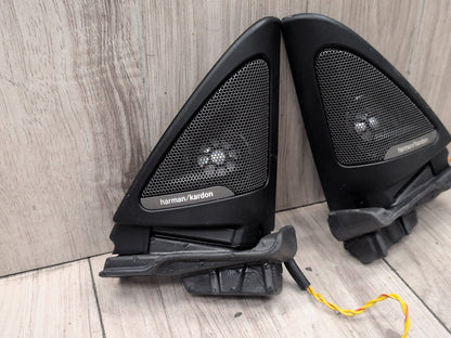 BMW F32 Front Left Right Door Triangle Corner Speaker Assemblys Harman SET