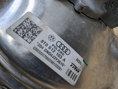 2013-2017 Audi RS5 8T ABS Brake Cylinder Booster Reservoir 8T0612103A