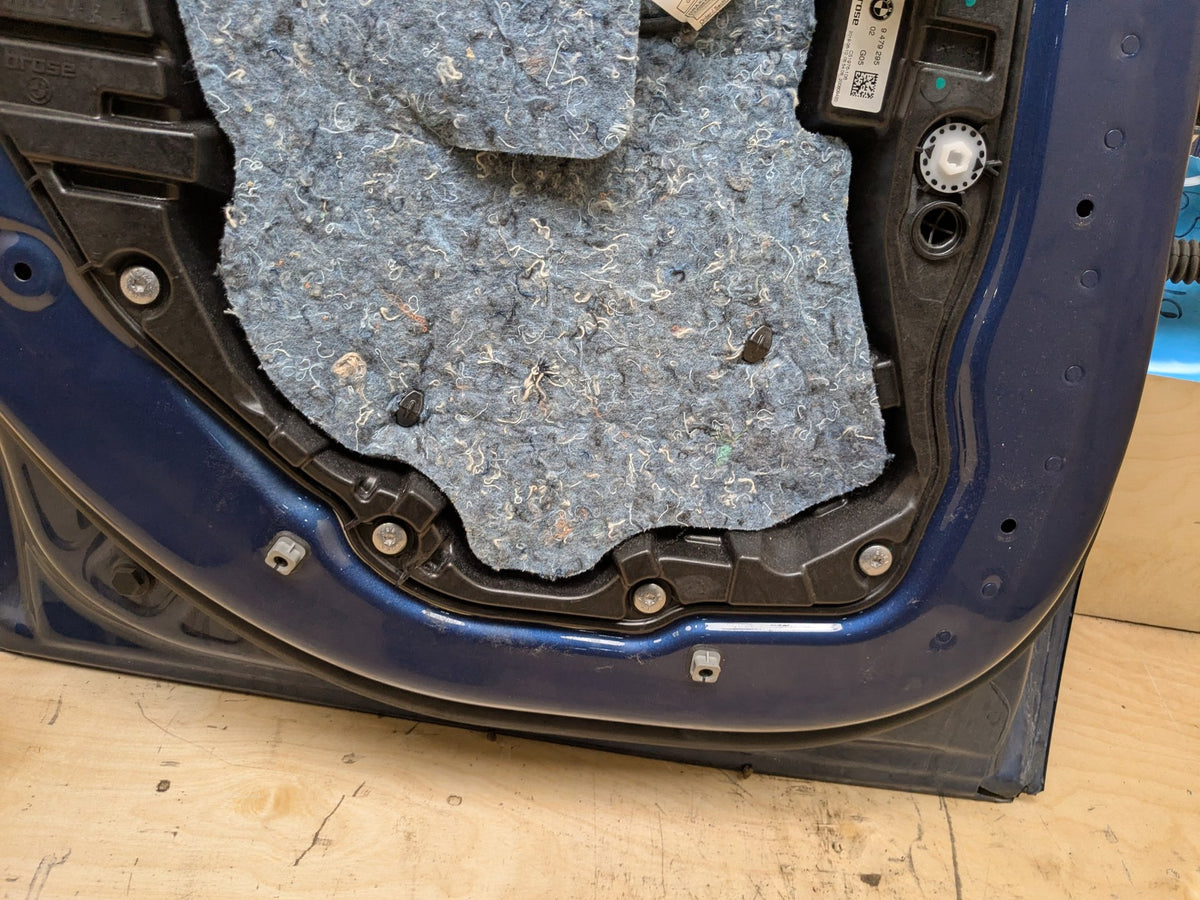 2019-2026 BMW X5 G05 Rear Left Driver Door Shell Panel Blue C1M
