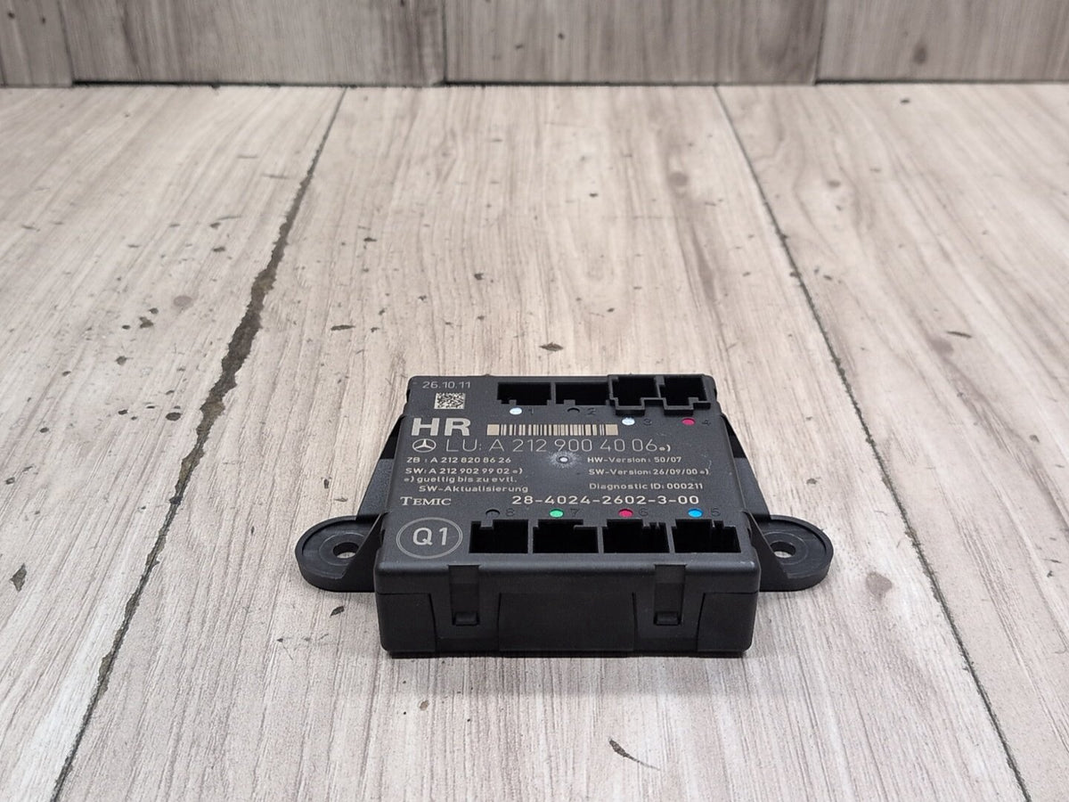 09-12 OEM Mercedes-Benz E550 W212 Rear Right Passenger Door Control Module