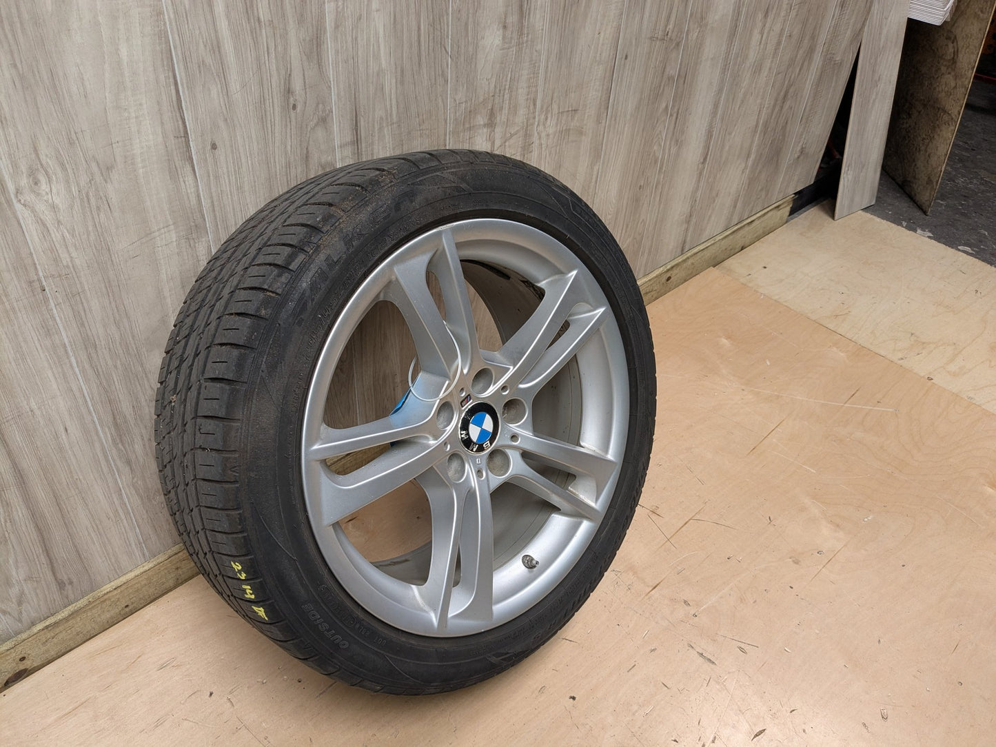 11-18 OEM BMW F25 F26 X3 X4 Wheel Rim 8,5JX19 ET:38 M Double Spoke 369 - 7844250