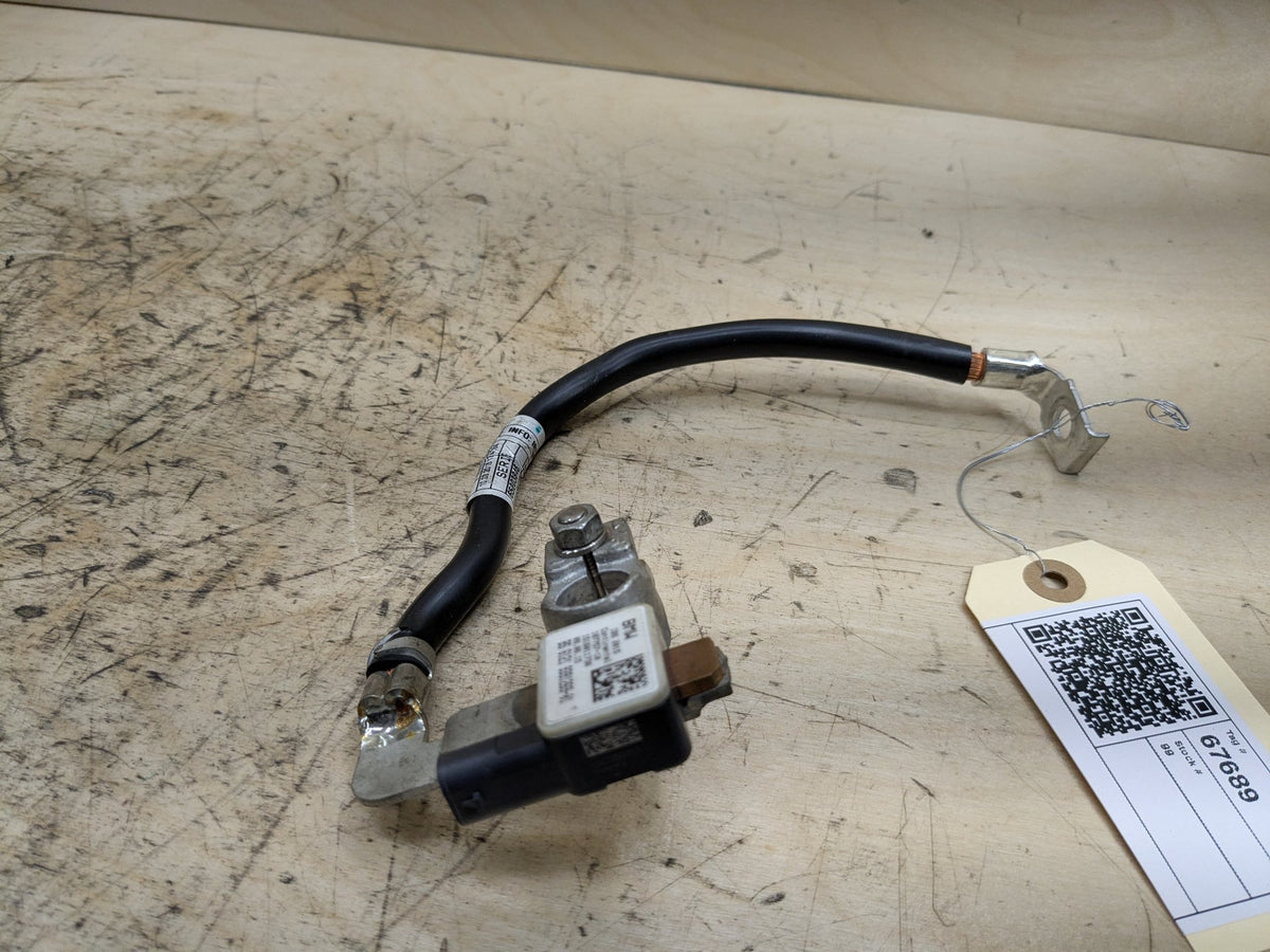 16-19 OEM BMW G11 G12 740 750 Negative Battery Cable Terminal IBS Sensor Black