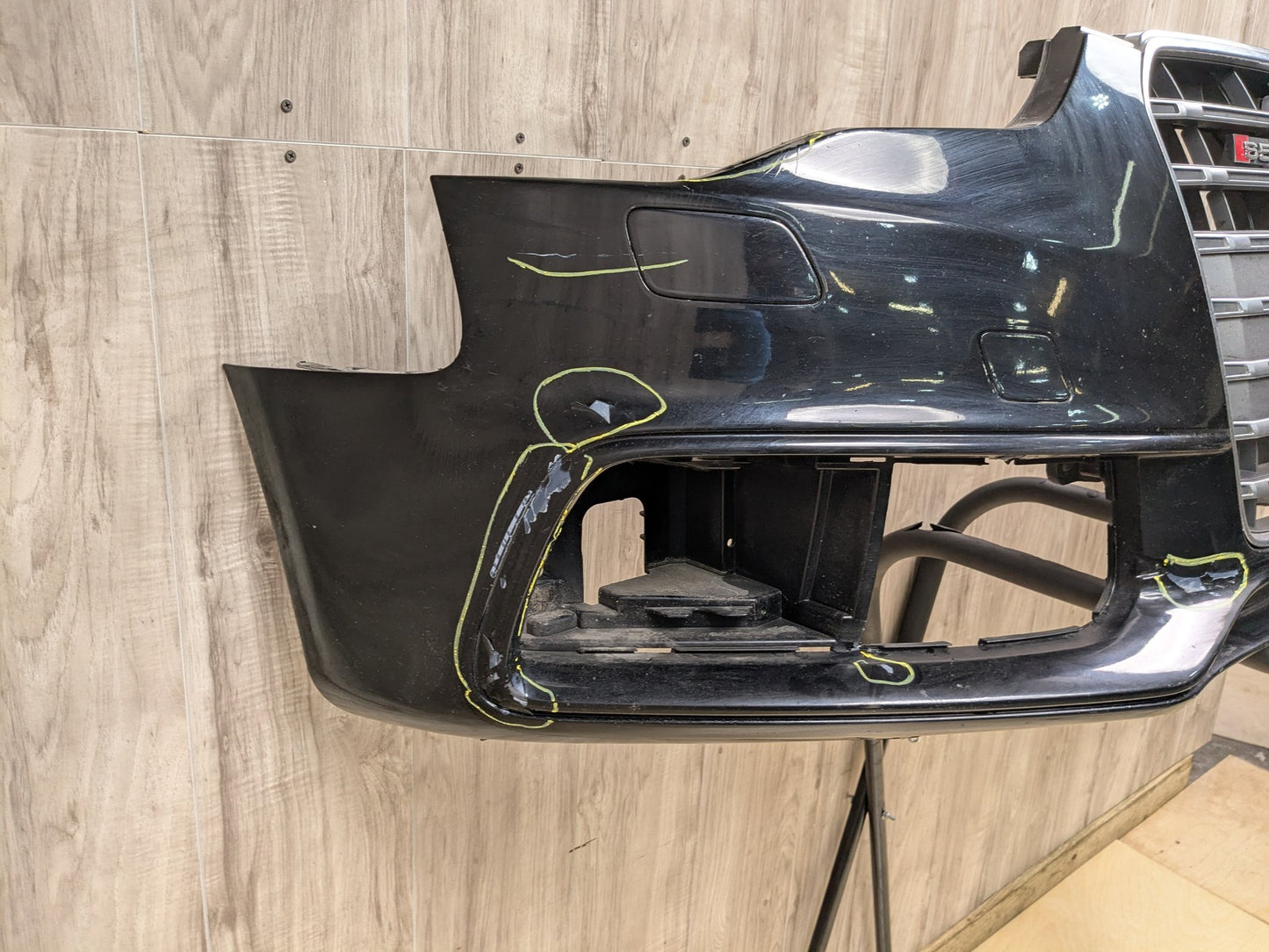 *NOTE 13-17 Audi A5 Quattro S5 Front Bumper Cover Assembly Black A2/Y9B OEM
