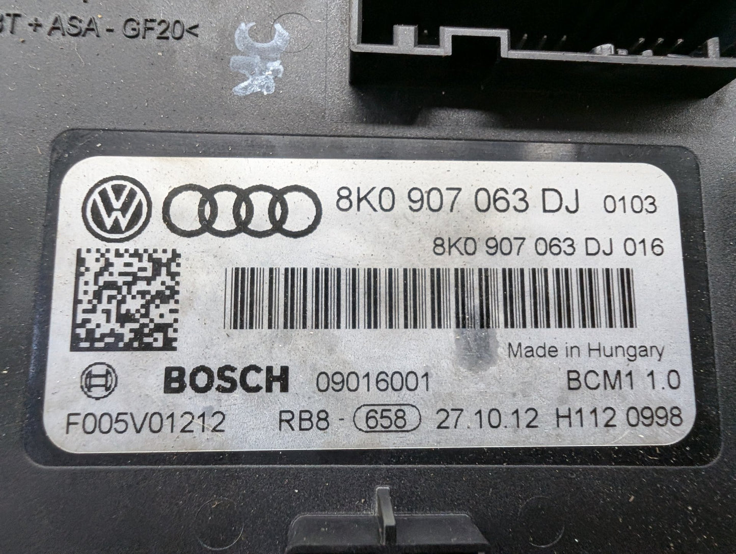 2011-2017 Audi RS5 8T BCM Body Control Module 8K0907063DJ OEM