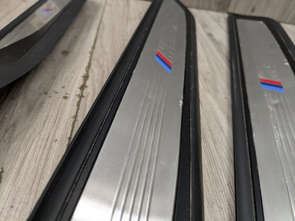OEM BMW F01 M SPORT Front Rear Left Right Door Sill Cover Trim SET