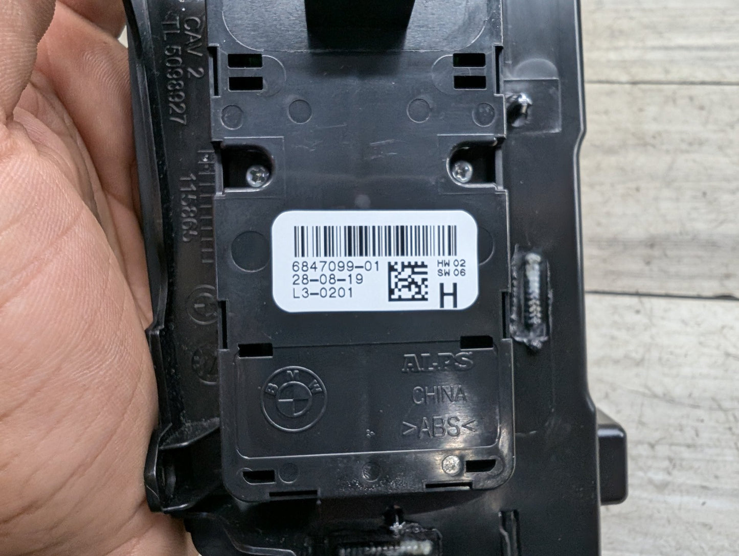 OEM BMW G01 G02 G20 X3 X5 X7 F90 M5 Front Driver Main Master Power Window Switch