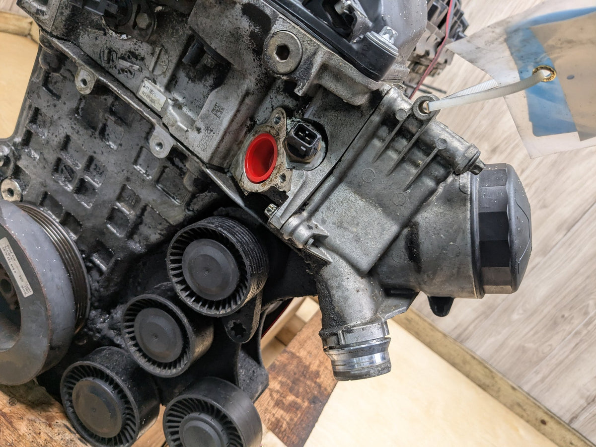 Video 07-09 OEM BMW E88 E92 E93 E90 Long Block 8 Bolt N54 RWD ENGINE MOTOR 171k
