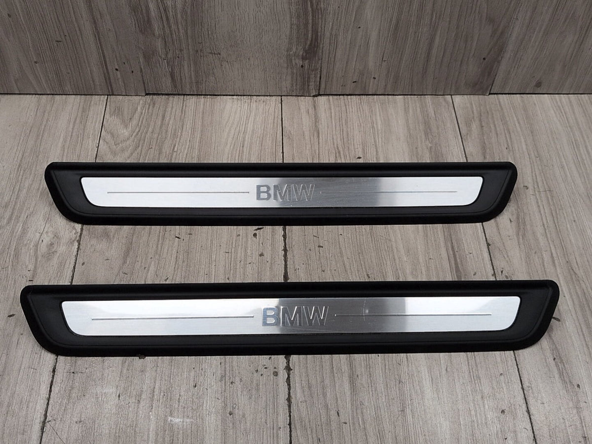 2019-2026 BMW 330i G20 Front Left Right Scuff Plate Door Sill SET 7407377 OEM