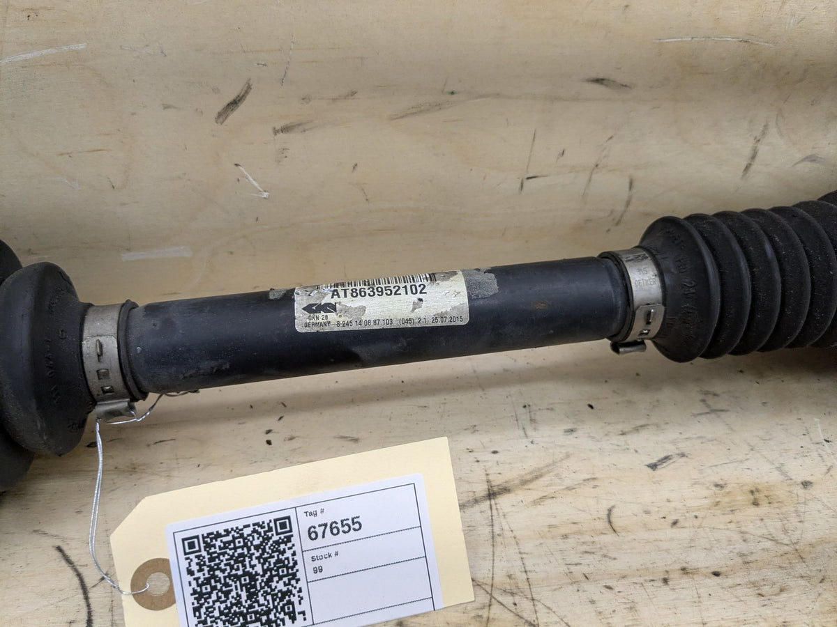 16-19 OEM BMW G11 G12 750iX B7 Front Left Driver Side Output Half Shaft CV Axle