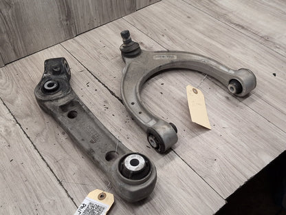 2017-2023 BMW M550i xDrive G30 Front Left Driver Lower Control Arms Wishbone SET 6861173