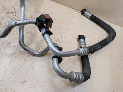 2010-2017 BMW F07 535i GT xDrive N55B30M0 Engine Oil Cooler Line Return Flow SET 7636941