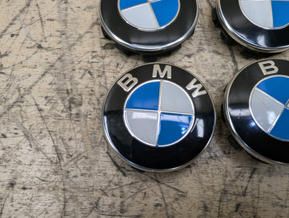 2016-2019 BMW 740i G12 Wheel Rim Hub Center Cap SET 6850834 OEM