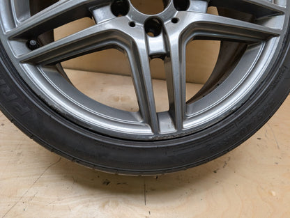 OEM Mercedes W207 E300 E400 E550 AMG Rear Wheel Rim 18x8.5 ET48 5 Double Spoke