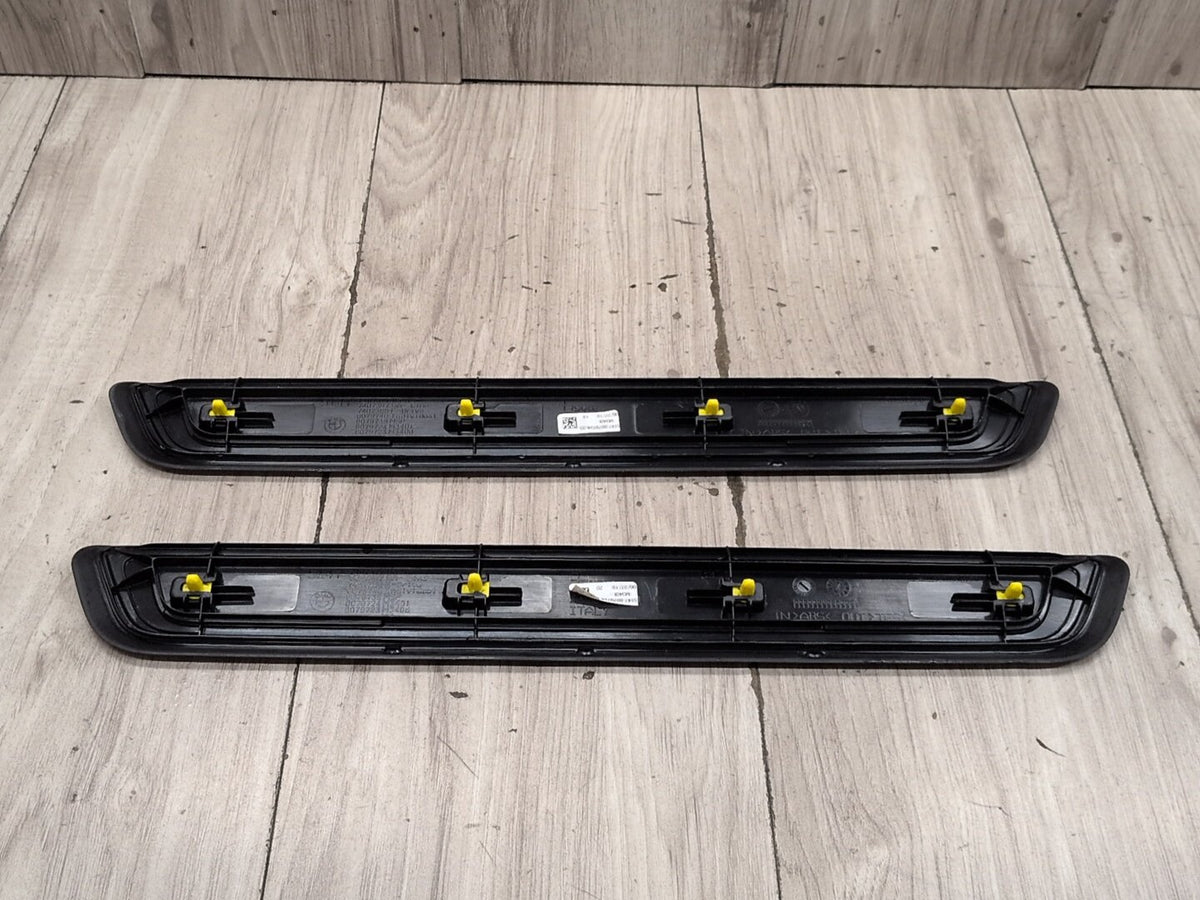 19-21 OEM BMW G20 G21 M340i Front Left Right Door Sill Plate Molding Trim PAIR