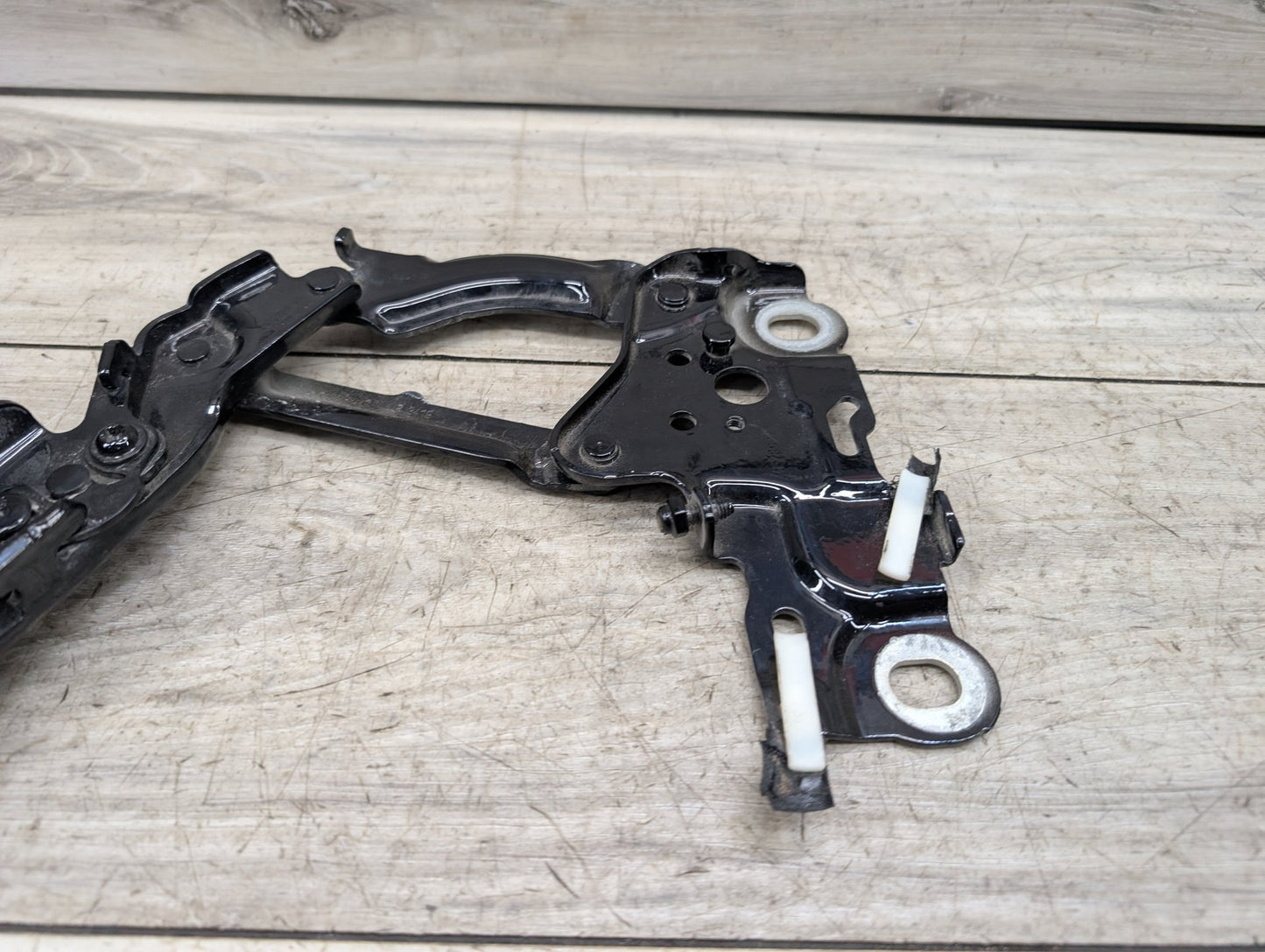 19-24 OEM BMW G20 Front Left Right Bonnet Hood Hinges Black Pair SET
