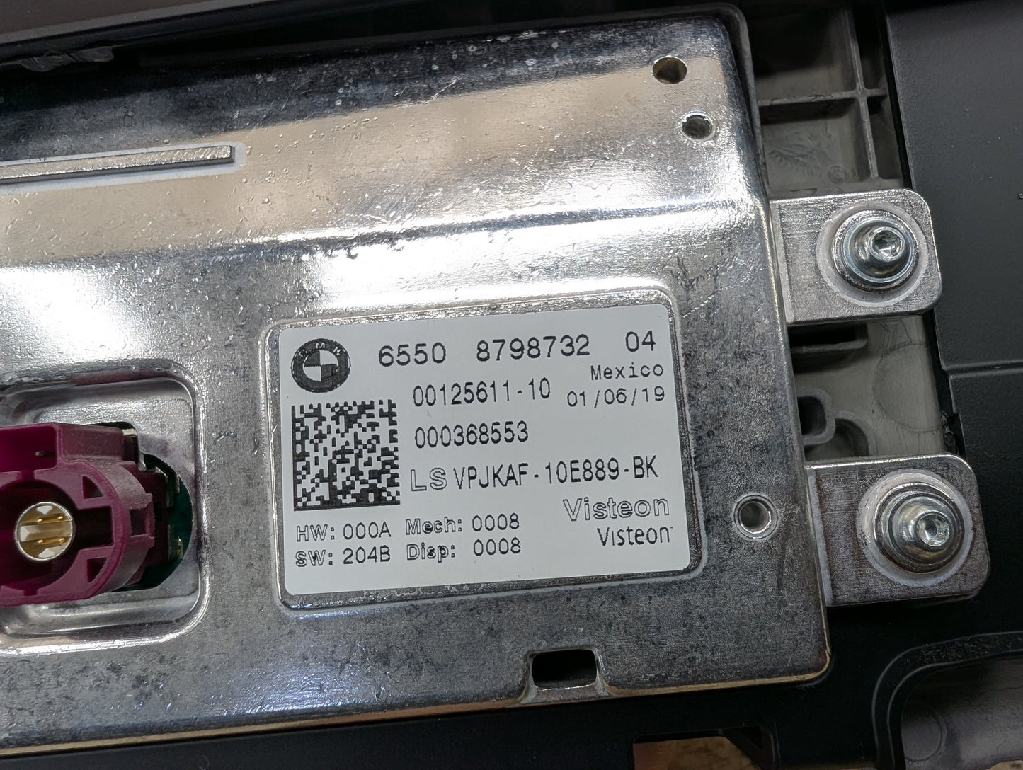 2019-2026 BMW X5 G05 Monitor Display Screen 8798732 OEM