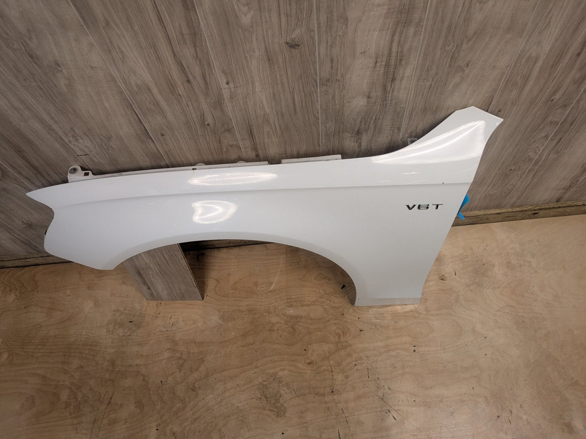 2009-2012 Audi A4 S4 B8 Front Left Driver Fender Panel White T9/ Y9C