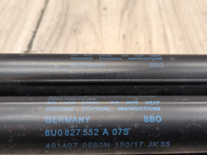 2015-2018 Audi Q3 8U Rear Left Right Liftgate Trunk Lid Strut Shock Supports SET 8U0827552A