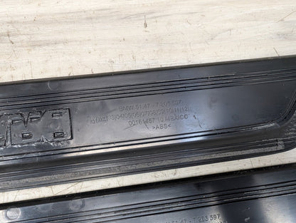 2011 - 2017 BMW X3 F25 Front Rear Left Right Scuff Plate Door Sill SET 7205597 N55B30M0
