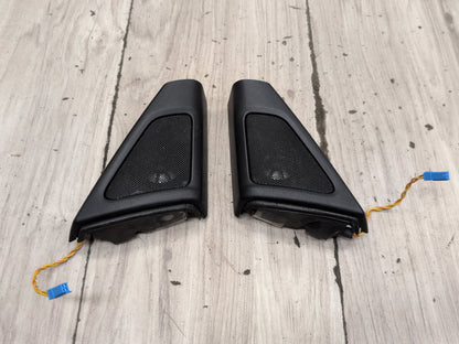 2011-2016 BMW M5 F10 Front Left Right Door Triangle Speaker Assembly SET 7199300